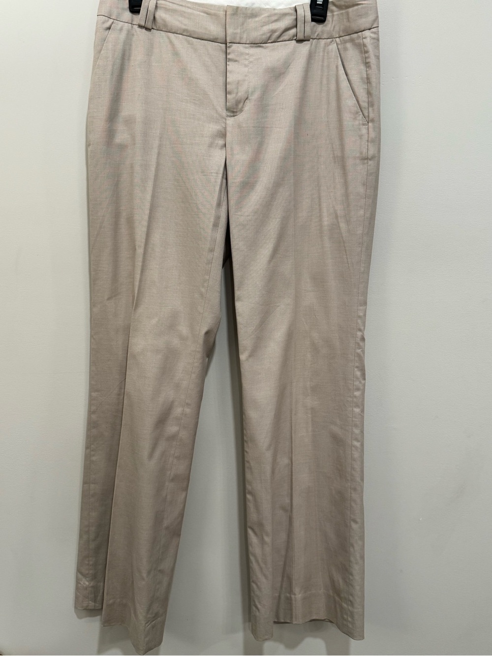 Banana Republic | Martin Fit Beige Trousers | Size 6 Stretch Cotton